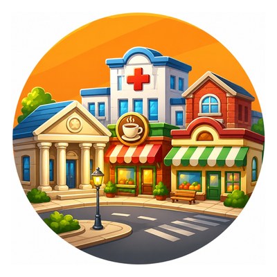 Around Town card pack