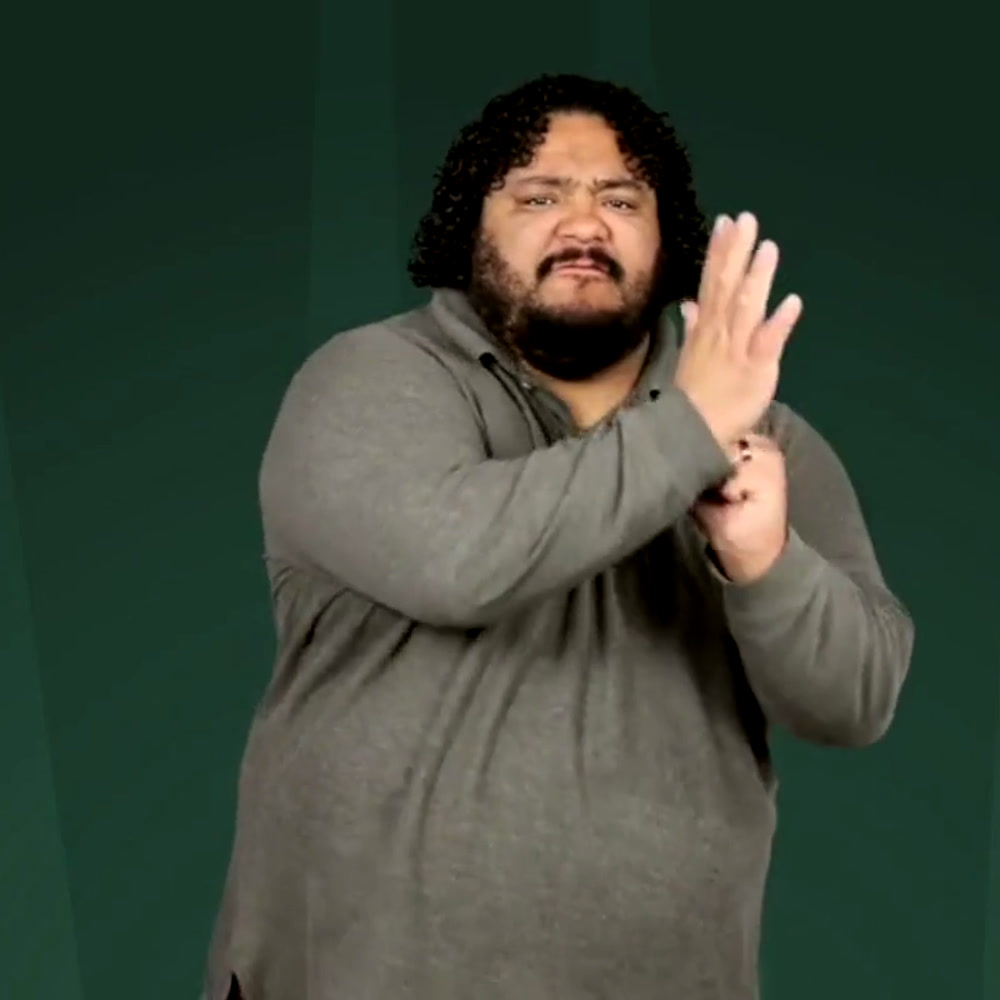 Gloves ASL sign
